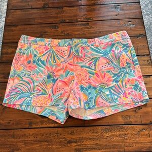 Lilly Pulitzer Callahan Knit Shorts Sz 14